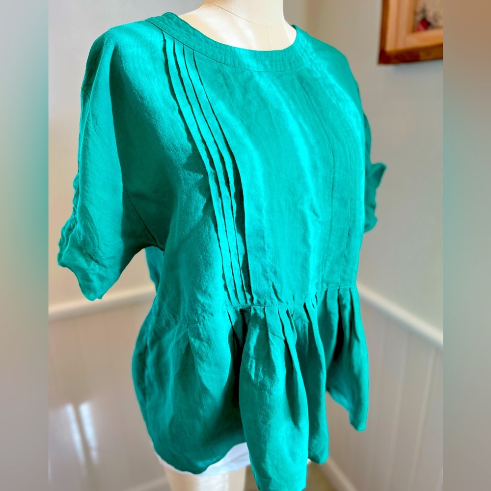 Lovely linen peasant style blouse